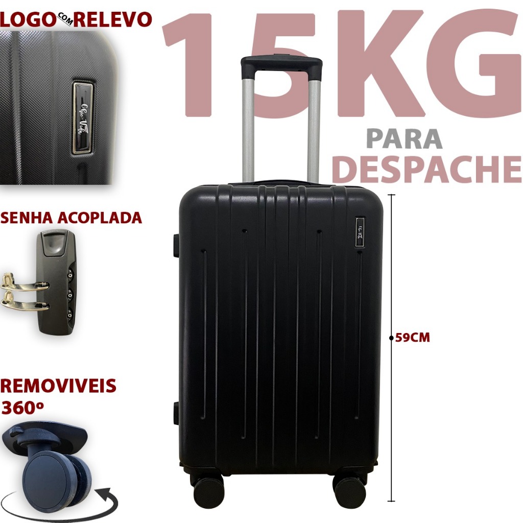 Mala de viagem ABS de 15KG – 18KG de rodinha