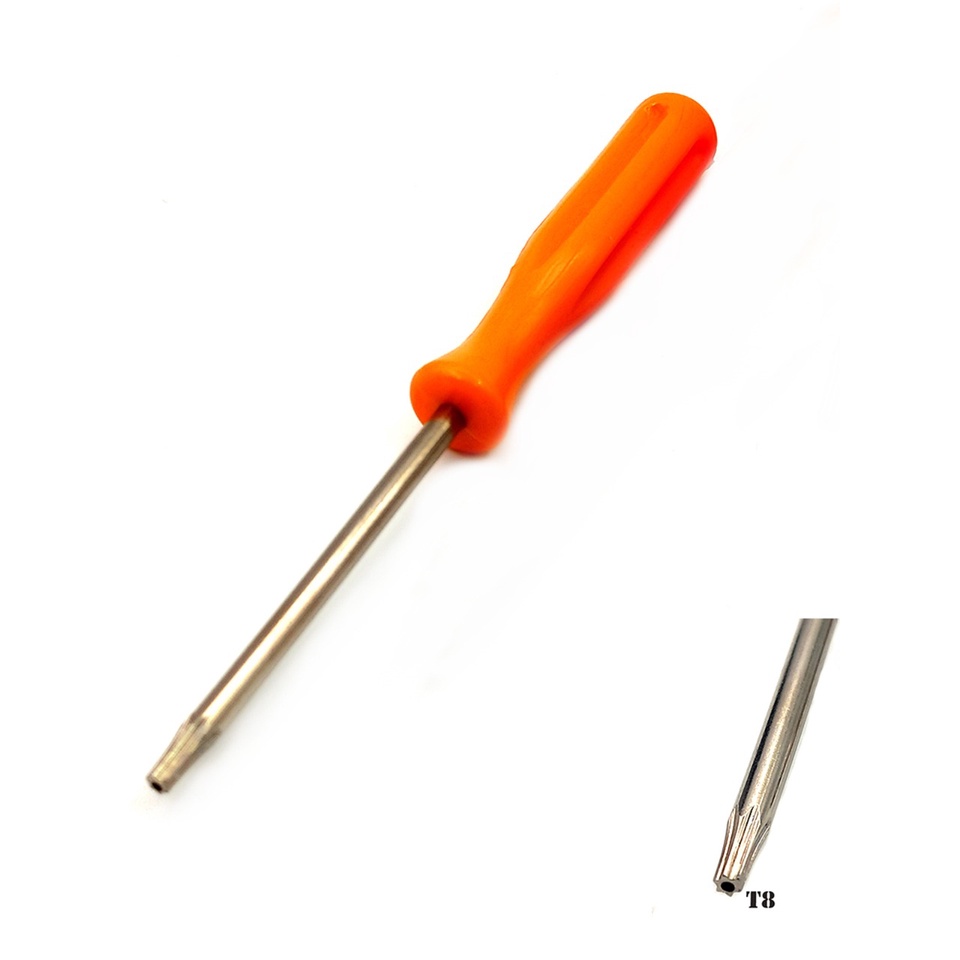 Chave T8 com furo guia para abrir console PS3 PS4 