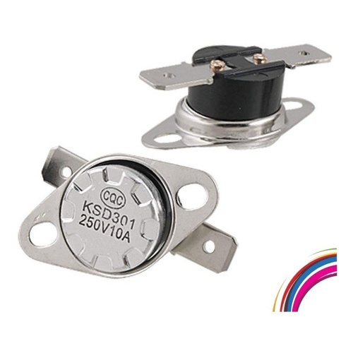 Kit 5 Peças – Termostato Ksd301 50 Graus &#