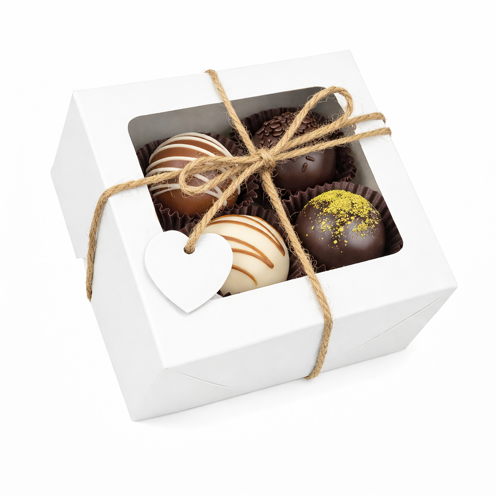 Caixa Para Festa Doces Brigadeiro 10x10x4,5 –