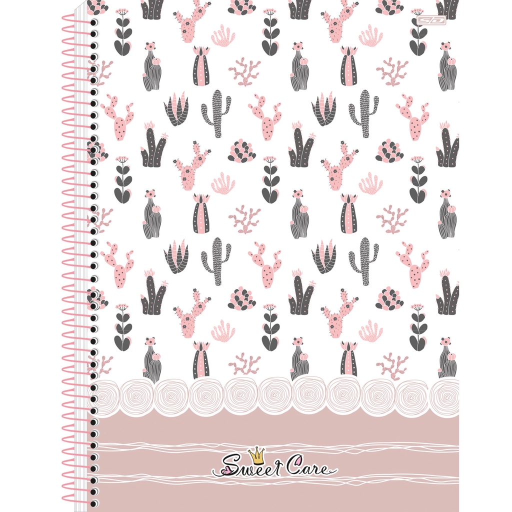 Caderno capa dura SÃO DOMINGOS sweet care 80F 56G