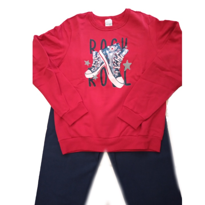 Conjunto Moletom Feminino c/ Legging Flanelada 16/
