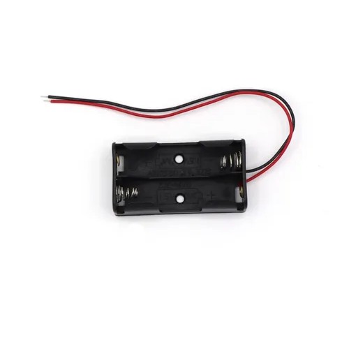 Suporte Para 2 Pilhas AA Canoa Preto Promoção 15