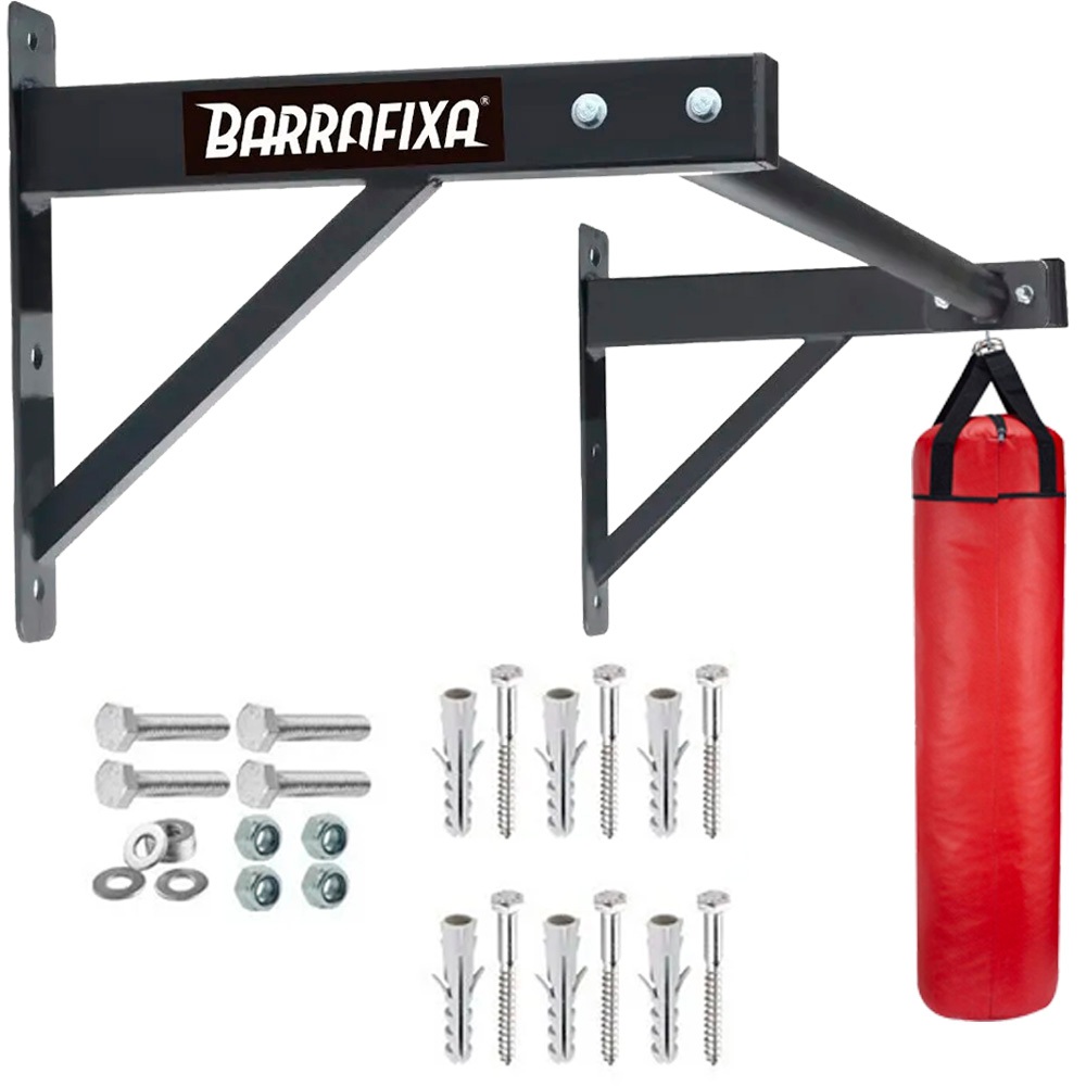 Barra Fixa De Parede P/ Treinar Musculação Cross