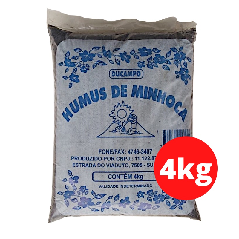 Humus de Minhoca 4kg
