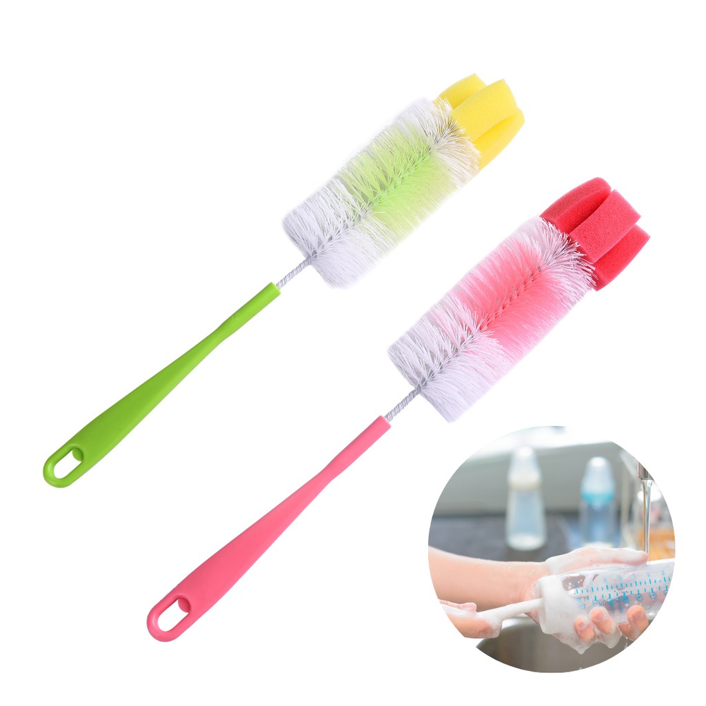 Escova para lavar Mamadeira/Copo/Garrafa com Espon