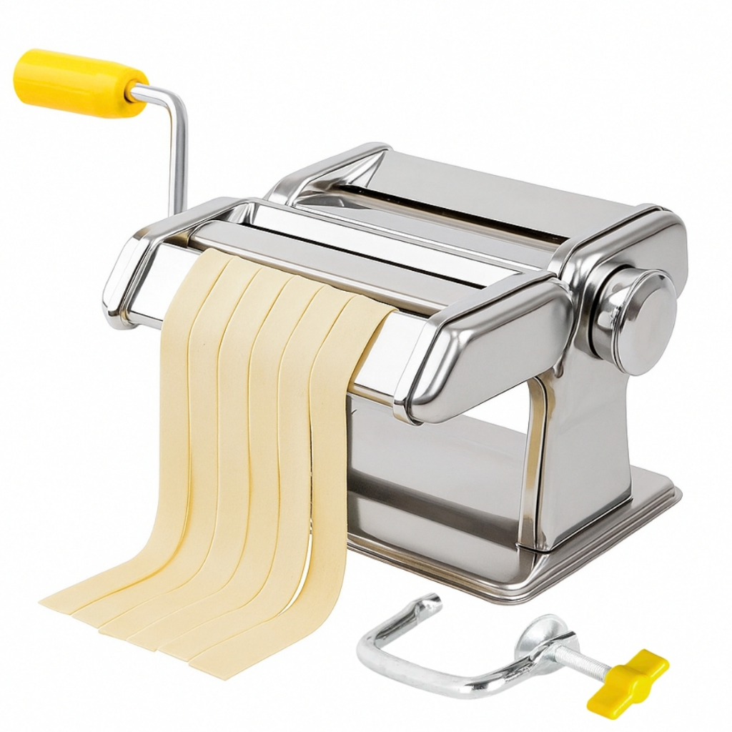 Máquina Macarrão 3 Massas Lasanha Cilindro Inox 