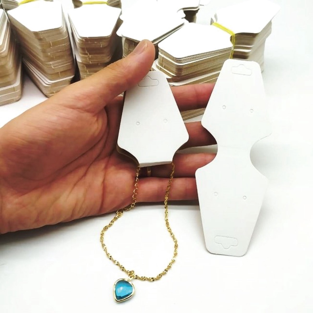 Kit 600 Cartelas para Bijuterias Tags para Joias T