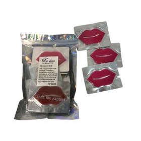 kit 10 Máscaras Labial Hidratante Colágeno Boca 