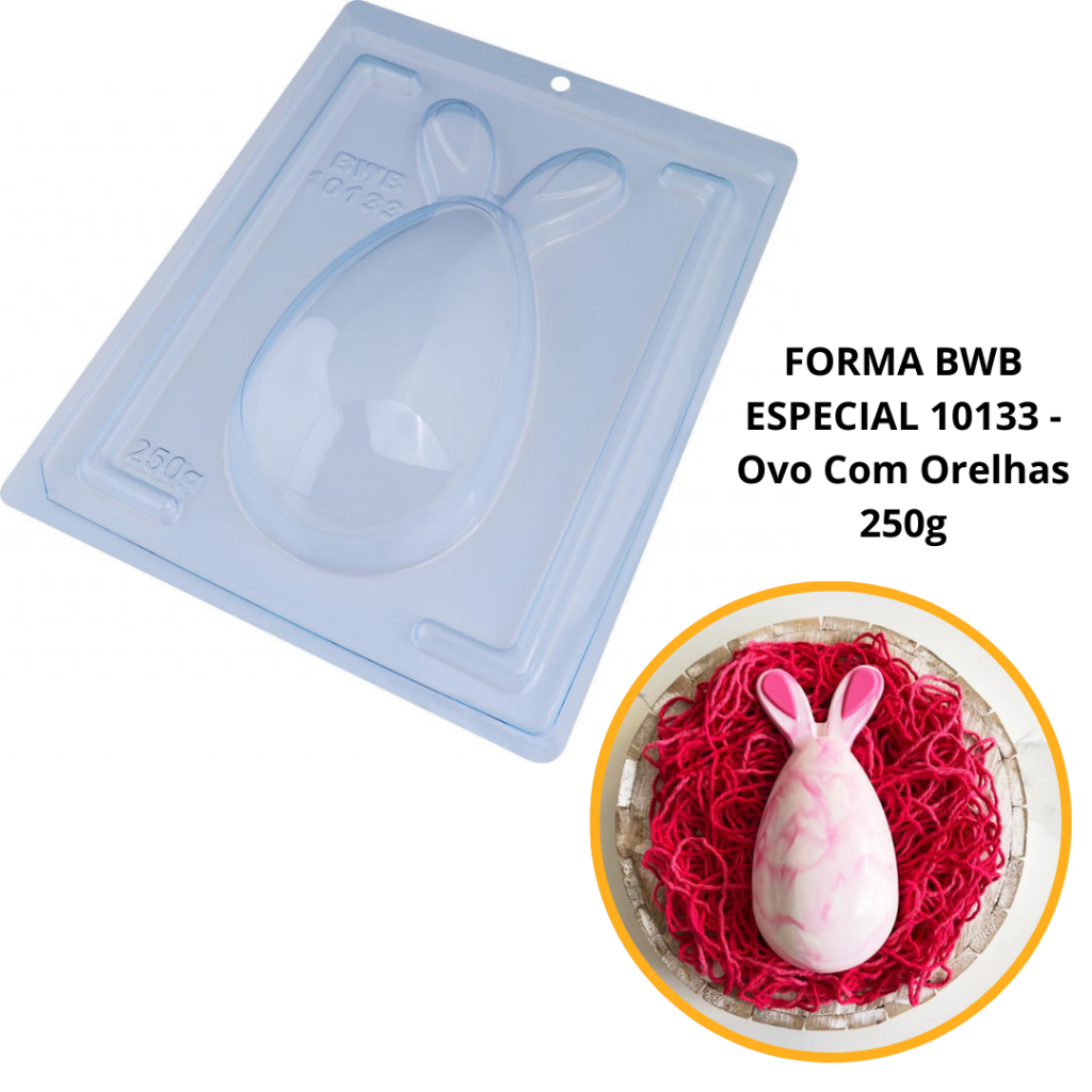 1~4 Forma BWB Com Silicone (3 partes) Para Chocola