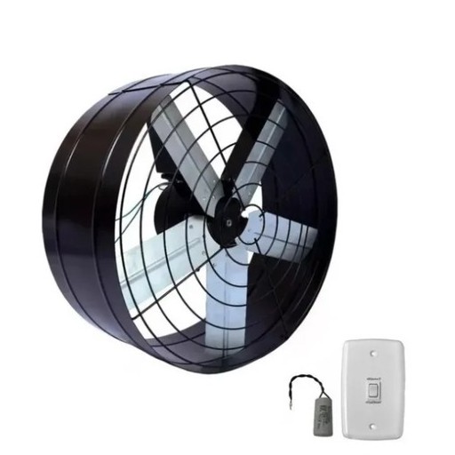Exaustor 40cm Alta Vazão Motor Blindado P/ Cabine