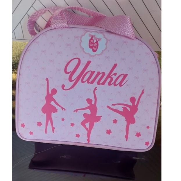 Bolsa ballet infantil (envie  nome da criança no 