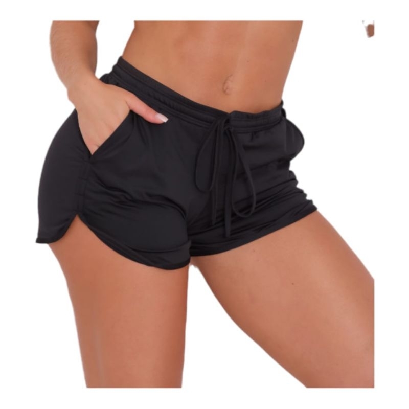 Bermuda biquini Shorts de praia feminino Piscina, 