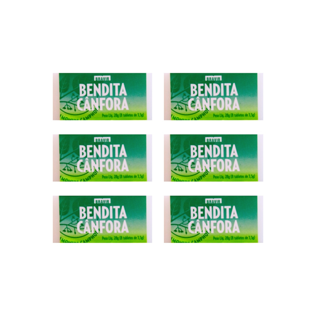 KIT Com 1/2/3/6 un BENDITA CÂNFORA Estojo 28g