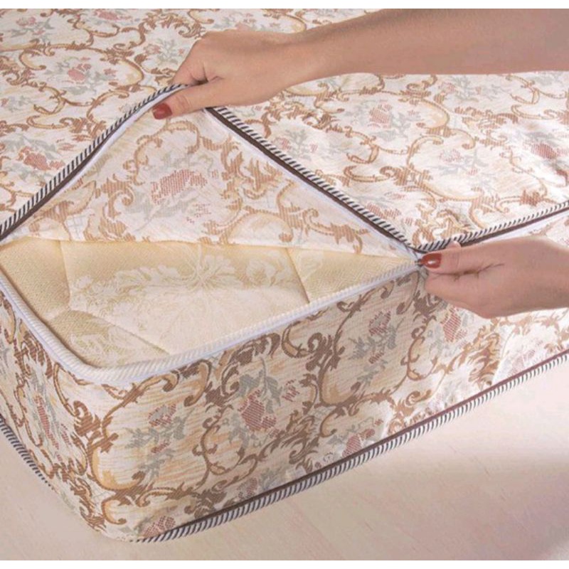 Capa de colchão casal com zíper Reforçado micro