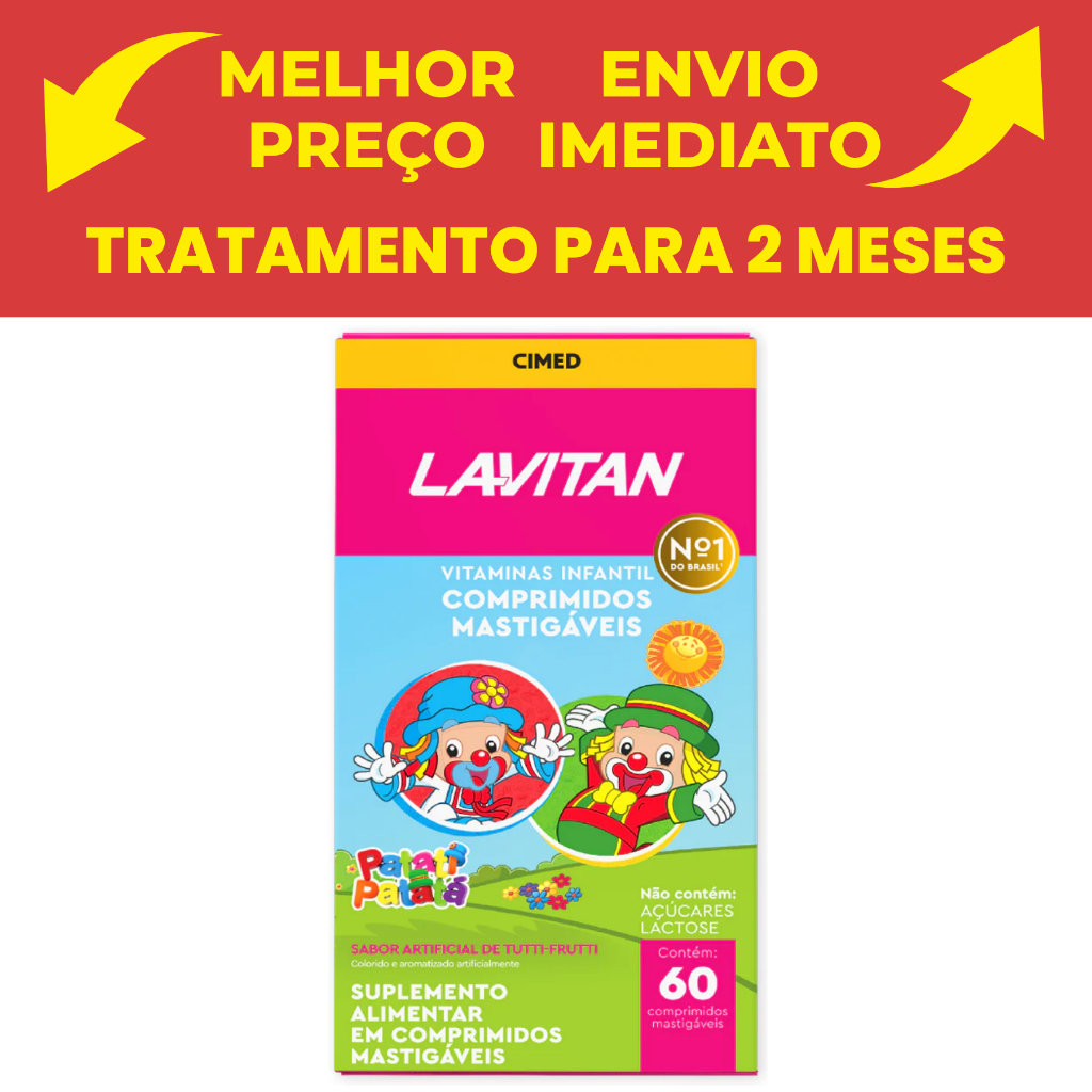 Lavitan Patati Patata Vitamina Infantil  Sabor Tut