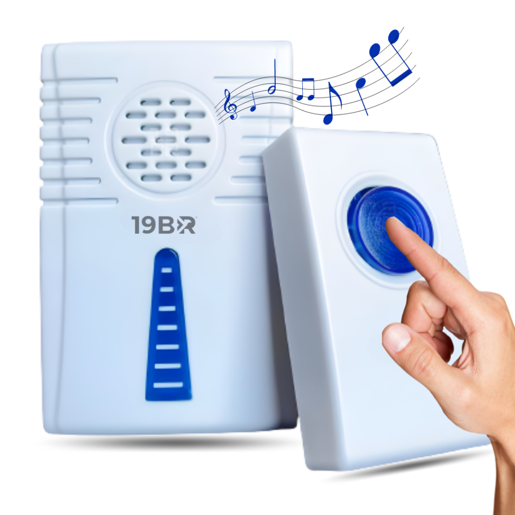 Campainha Sem Fio Residencial Bivolt Resistente a 