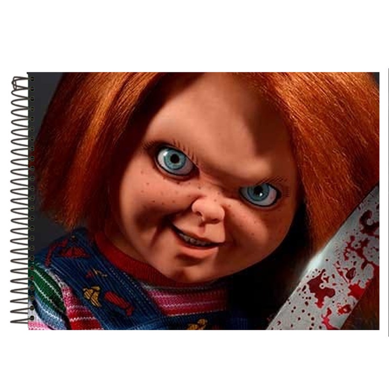 Caderno Desenho Espiral 48 Folhas Chucky
