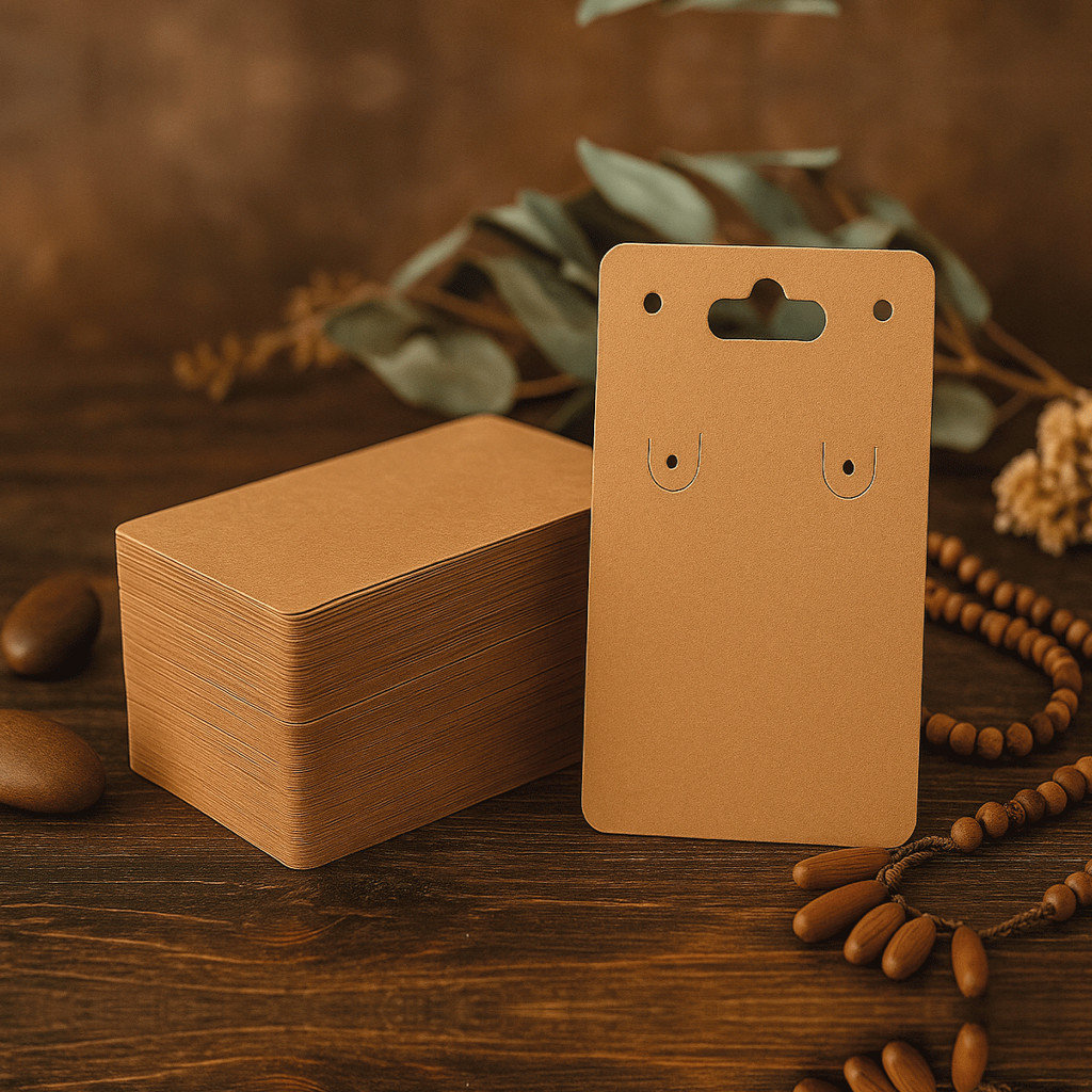 Expositor de Colar Brincos Tags Bijuterias Cartela