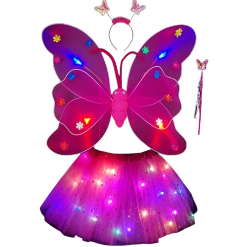 Fantasia Adulta carnaval completa com led tiara va