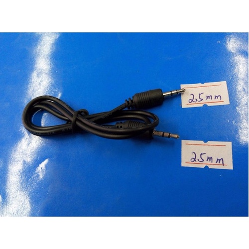 Cabo Adaptador P1 Macho Para P1 Macho 2,5mm X 2,5m