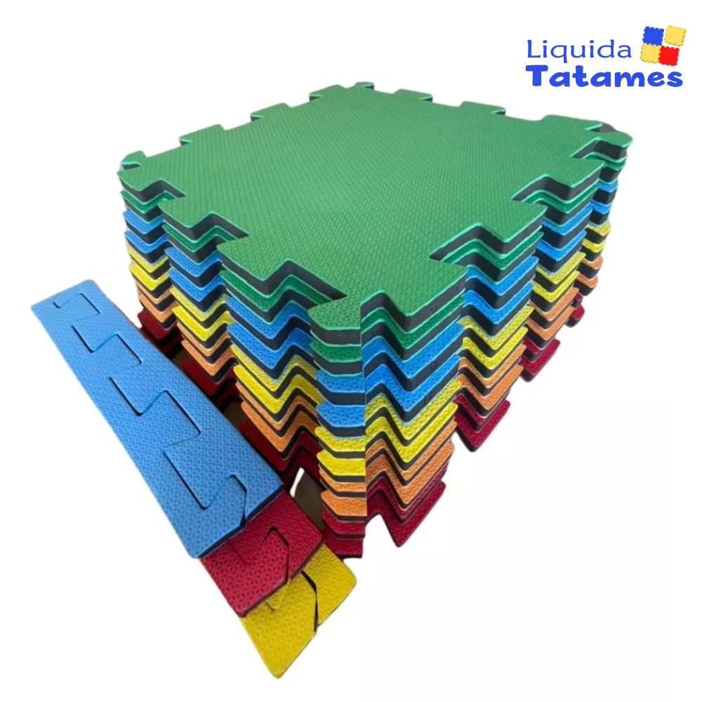 Kit 10 Tatames – EVA Colorido 50x50x2 cm. Ac