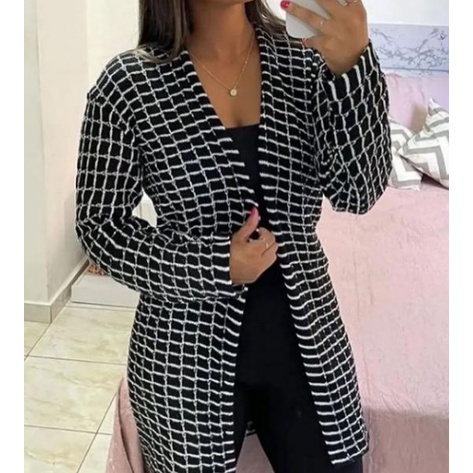 Casaquinho Feminino Tricot Kimono Cardigan Blusa M