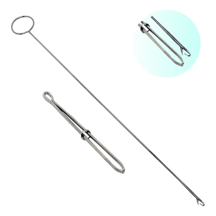 Puxar Passar Cordão Elástico + Virar Virador Cos