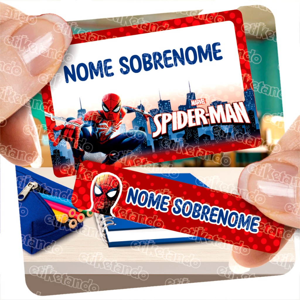 ETIQUETA ESCOLAR  KIT PEQUENO  45 UN  CABE NOME E 