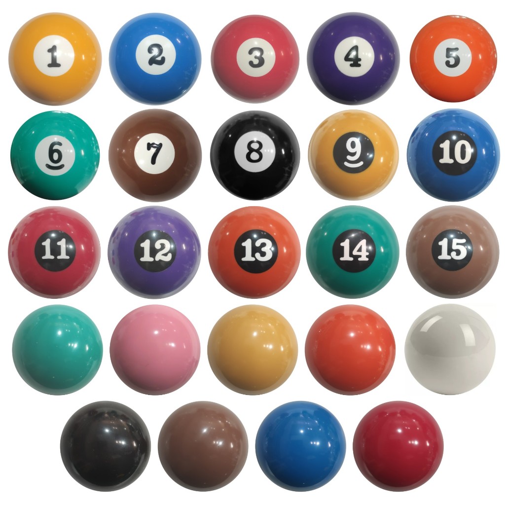 Bola De Bilhar Avulsa Número À Escolha Numerada