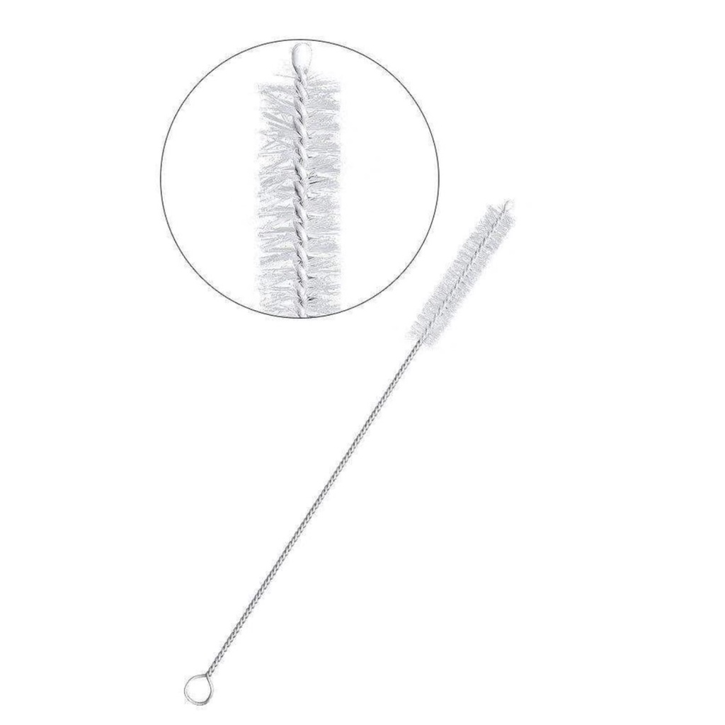 Escova Flexível Limpeza Canudo Inox Ecológico