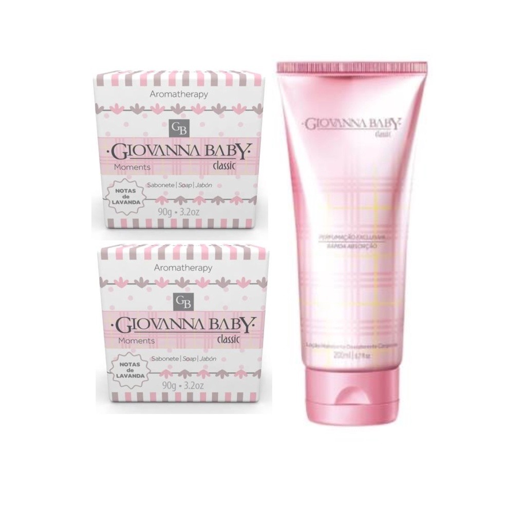 Kit Giovanna Baby 1 Hidratante 2 sab Classic