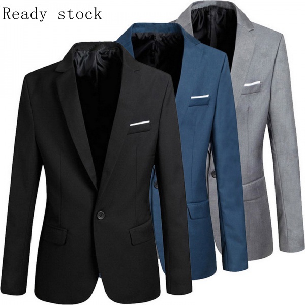 Blazer Masculino Slim Fit Jaqueta Moderno Casual 5
