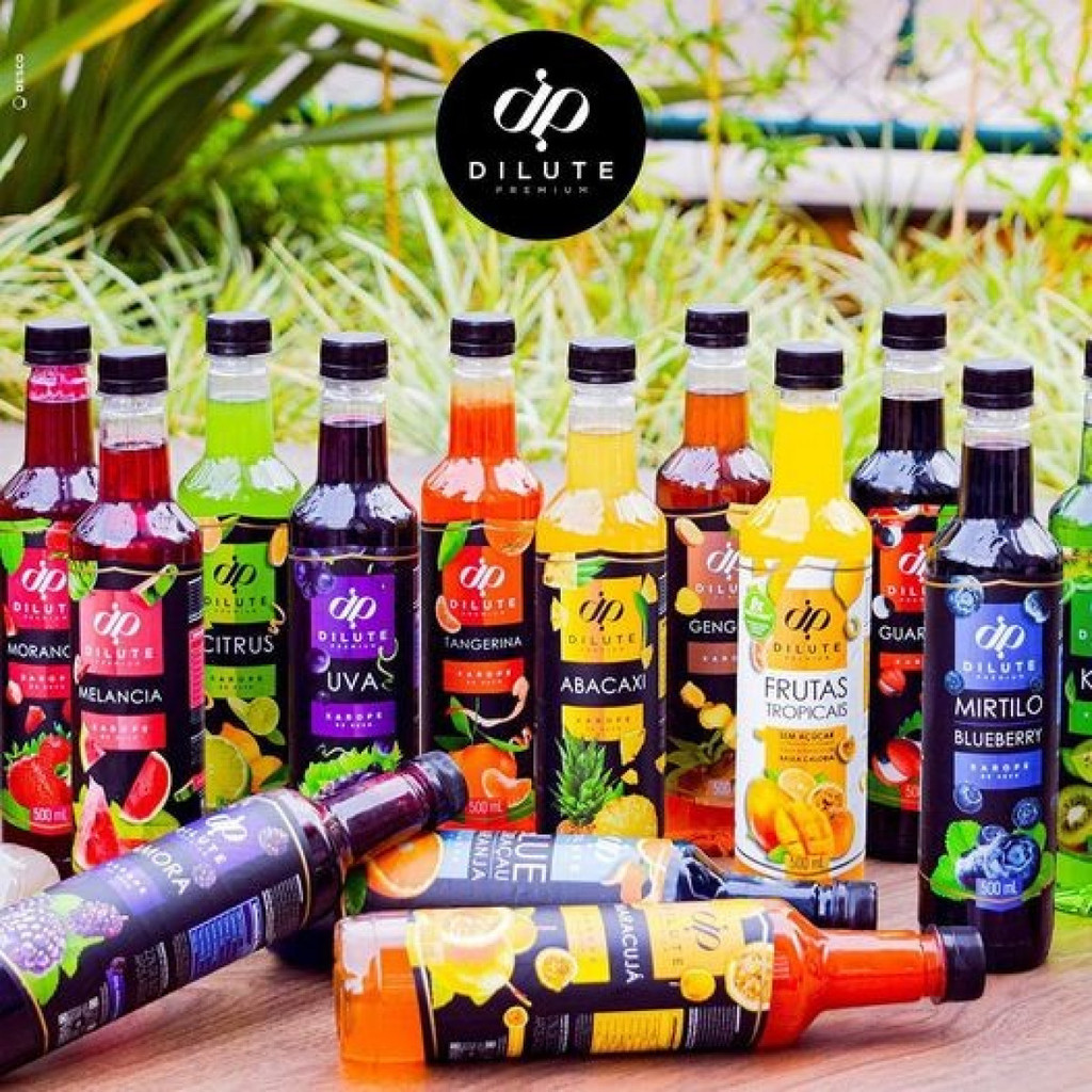 Xarope Dilute para Drink Soda Italiana Gin Todos o