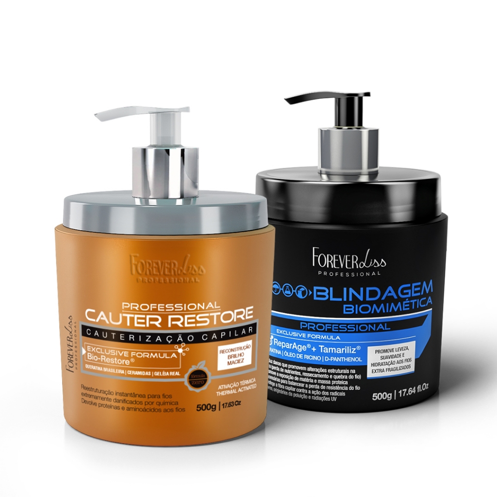 Kit Cauterização Capilar com Blindagem Biomimét