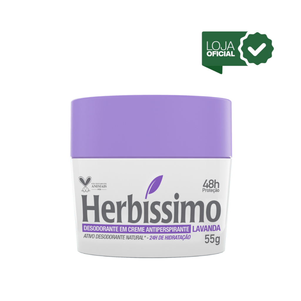 Desodorante Creme Antitranspirante Herbíssimo Lav