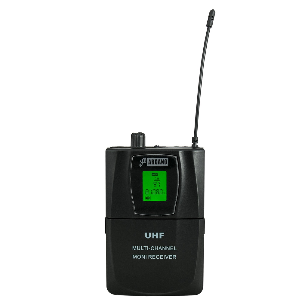 Bodypack receptor sem fio de corpo Arcano ARC-MON8