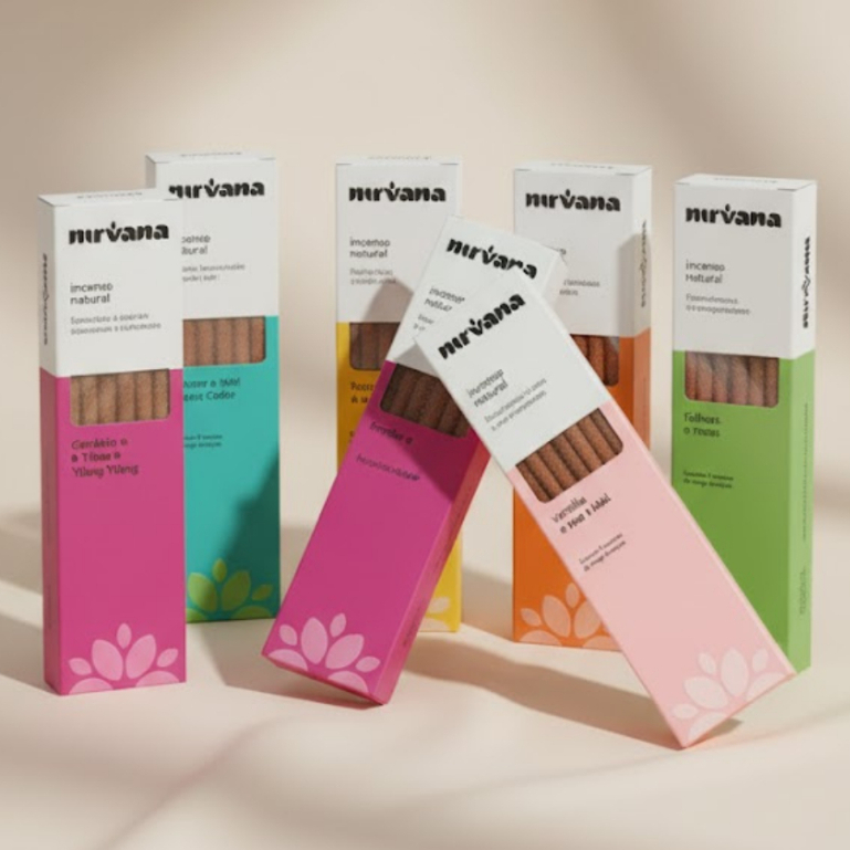 Incenso Natural Nirvana – Longa Duração &#