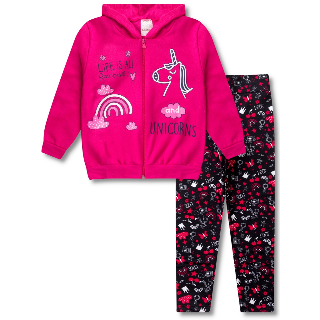 Conjunto de Moleton Infantil Menina Inverno Atacad
