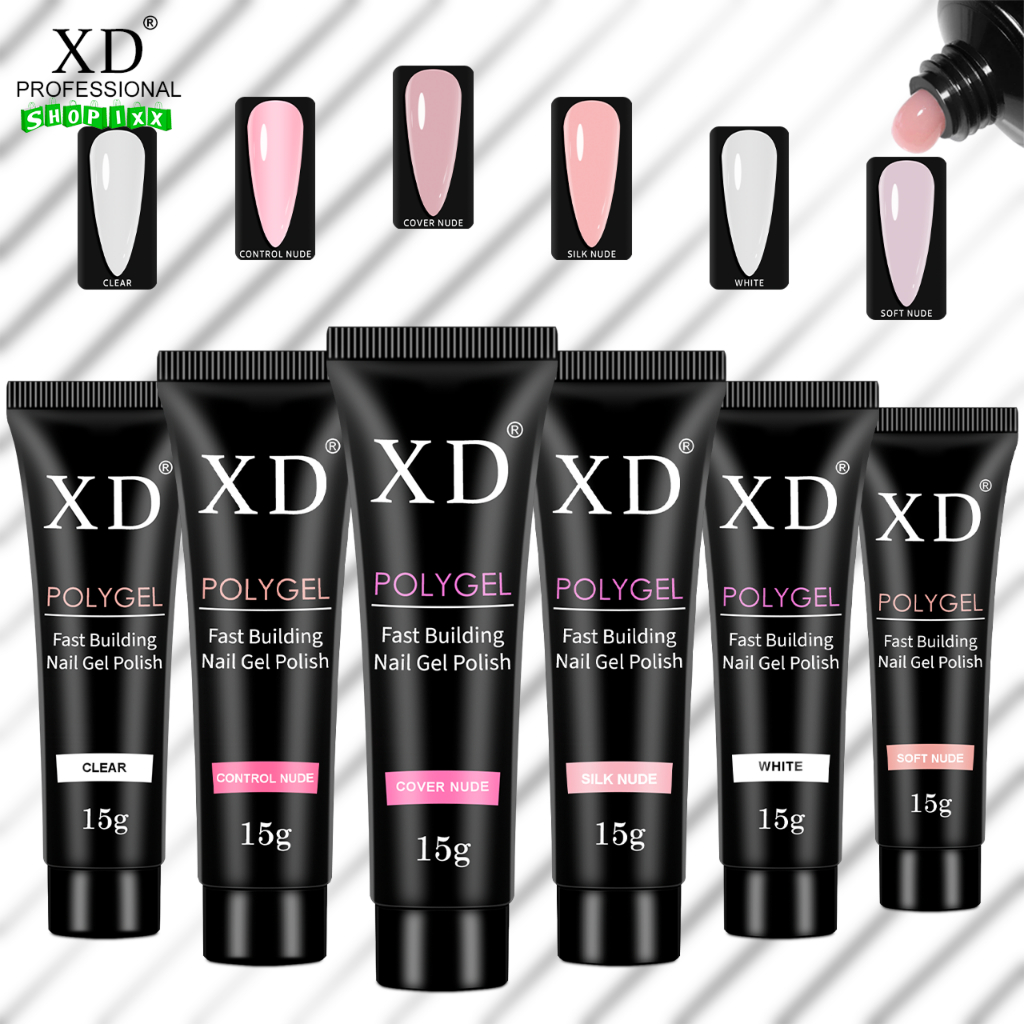 Polygel XD Nude LED UV Profissional 15g ou 30g F1 