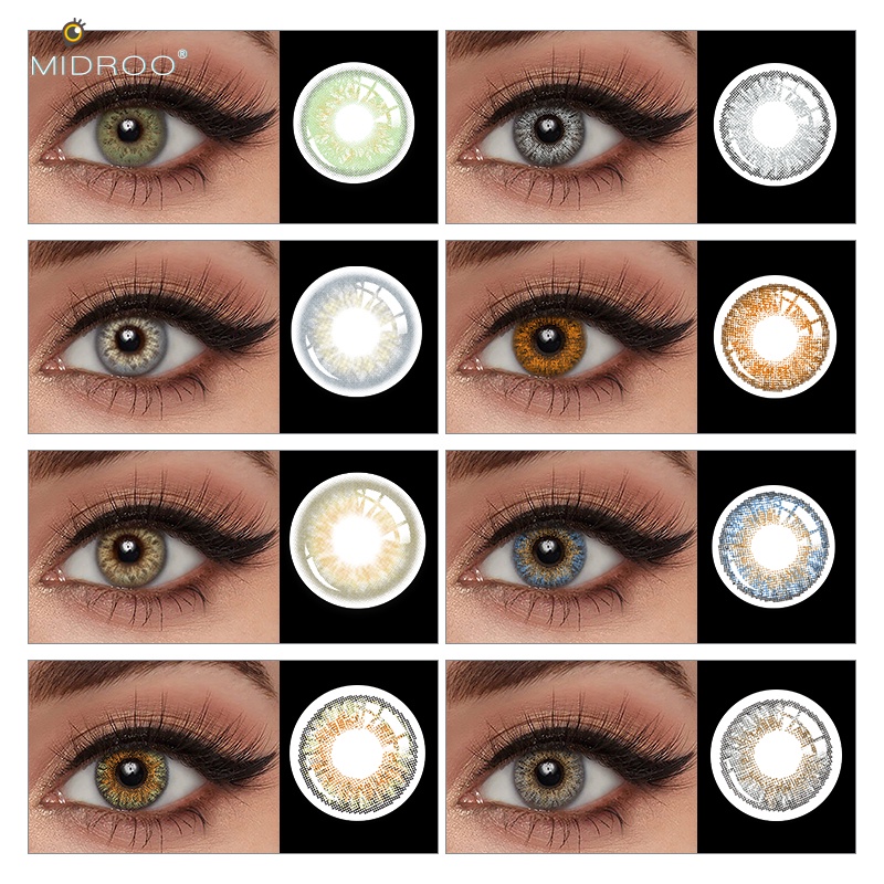 Taylor UYAAI 2 Peças/Par Lentes de Contato Colori