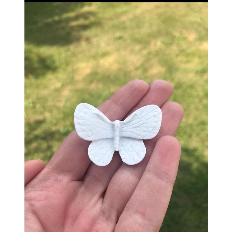 Borboleta Aplique Resina Infantil Quarto de Bebê 