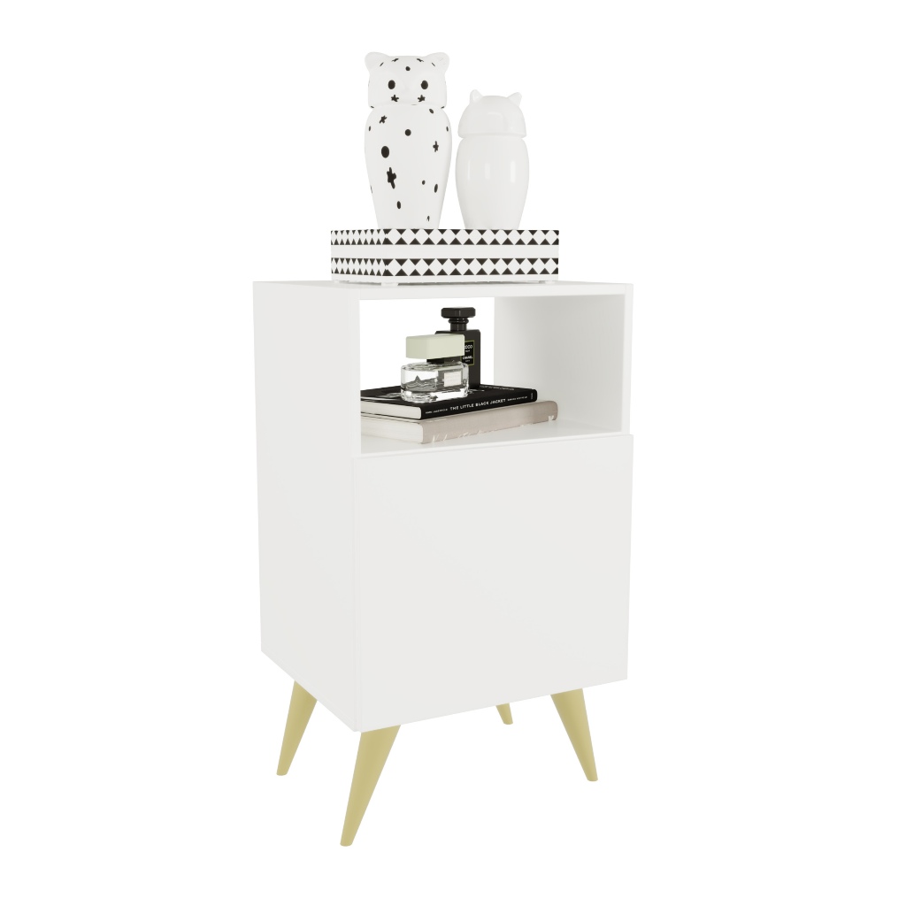 Mesa de Cabeceira Nicho Quarto Casal Decoração R