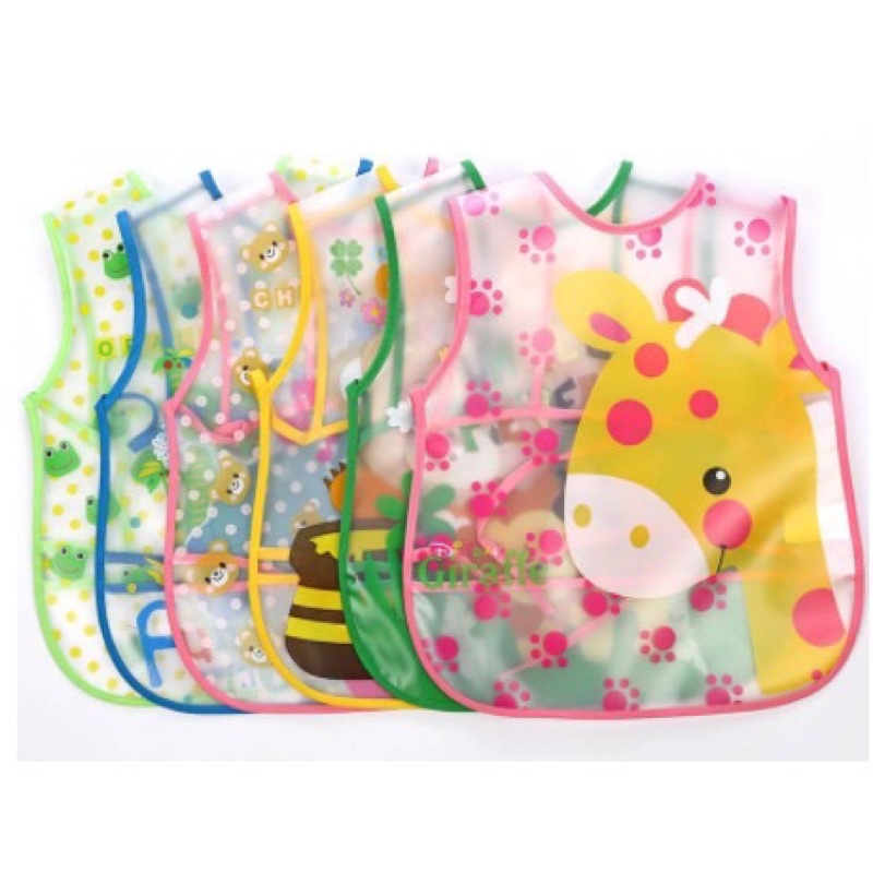 Babador Impermeavel Avental Colete Infantil Bebê 