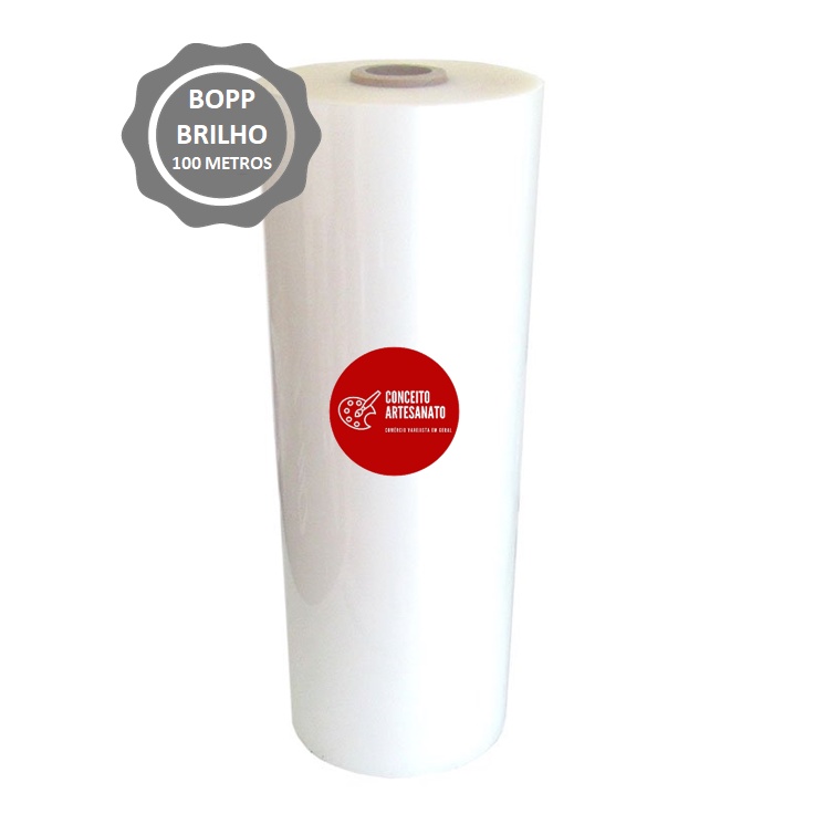 Bopp Brilho – Bobina de 22 cm X 100 Metros &