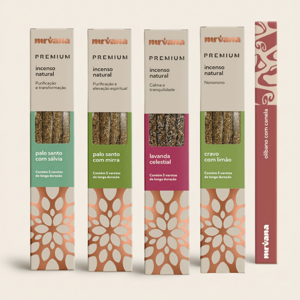 Incenso Nirvana Premium 100% Natural e Artesanal V
