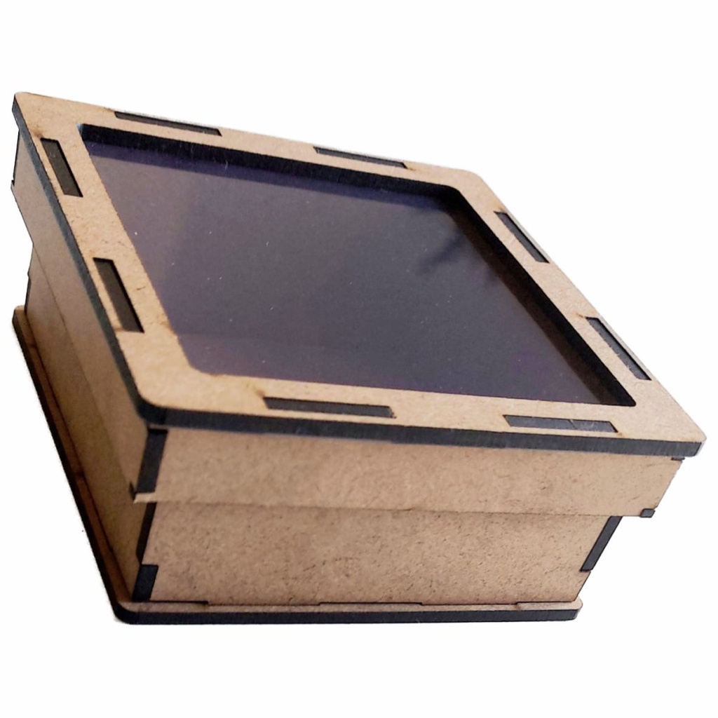 50 Caixas Embalagem tampa vazada 4 Doces bombons B