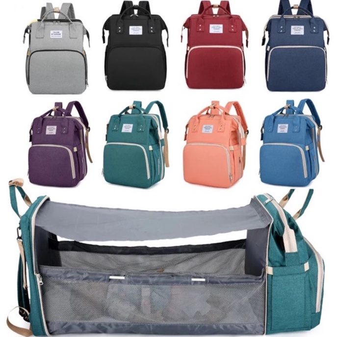 Mochila Bolsa Maternidade Térmica que vira Berço