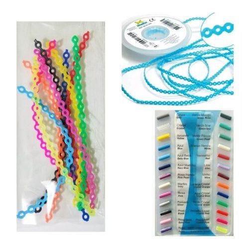 TRANÇADAS 1 PAR – Borrachinhas liga de Apar