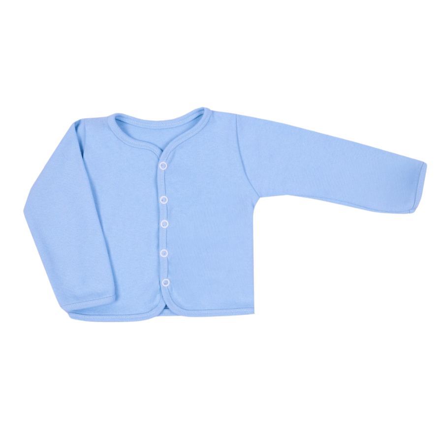 Casaquinho para Bebê Unissex Azul Bebe P ao GG em